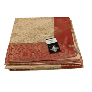 Yellow Banarsi Handblock Print Rumala Sahib - Double Set