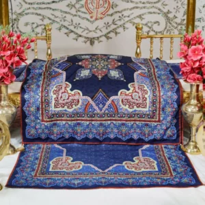 Blue Rumala Sahib (Chenab Theme) – Set of 4 Pieces