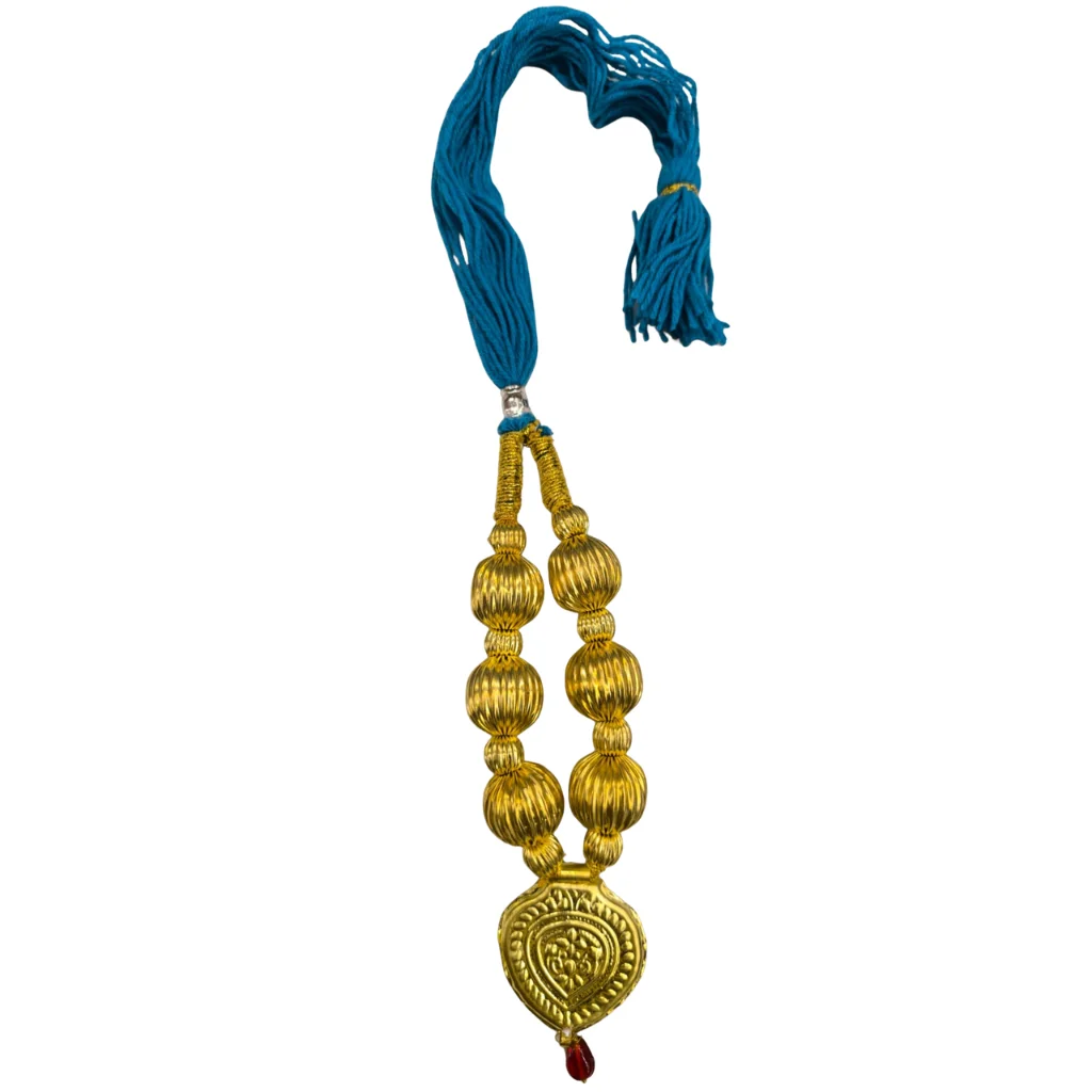 Traditional Golden & Teal Kaintha For Men