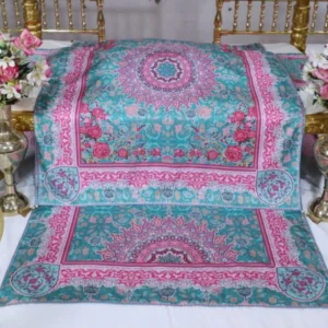 Turquoise Rumala Sahib (Indus Theme) – Set of 4 Pieces