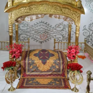 Mustard Gold Rumala Sahib (Ghaggar Theme) – Set of 4 Pieces