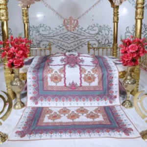 white Rumala Sahib (Sutlej Theme) – Set of 4 Pieces