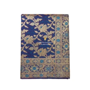 Indigo Banarasi Rumala Sahib - Double Set
