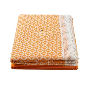 Marigold Embroidered Rumala Sahib - Double Set