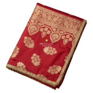 Red Pure Silk Rumala Sahib - Double Set